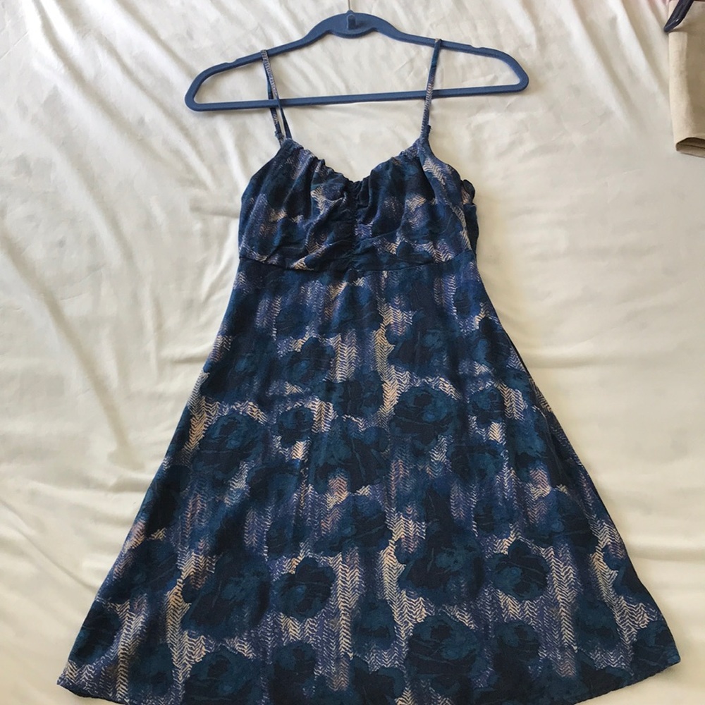 Floral Pattern Mini Dress